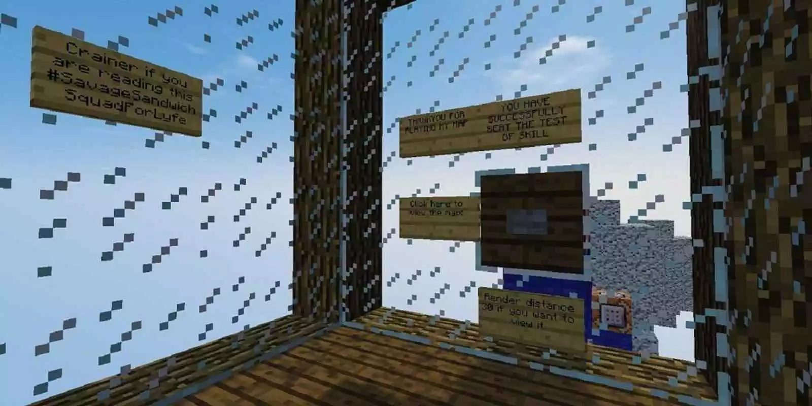 Play The Test Of Skill Map for MCPE