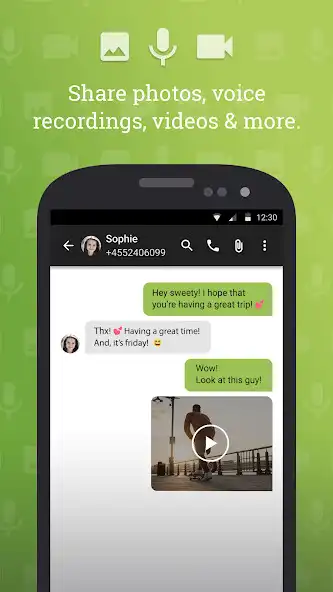 Play The Text Messenger App as an online game The Text Messenger App with UptoPlay