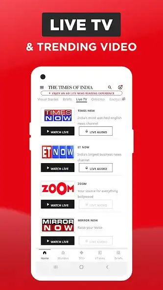 Play The Times of India : News App as an online game The Times of India : News App with UptoPlay