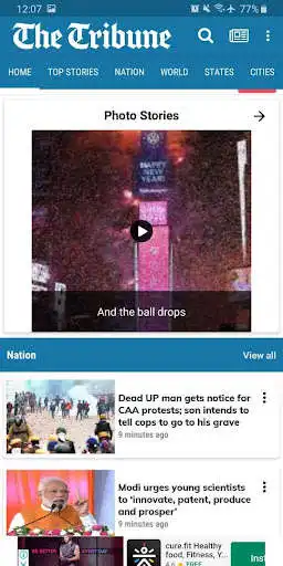 Play The Tribune, Chandigarh, India  and enjoy The Tribune, Chandigarh, India with UptoPlay