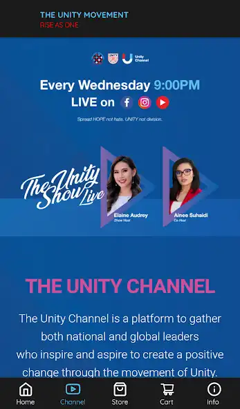 Play The Unity Show as an online game The Unity Show with UptoPlay