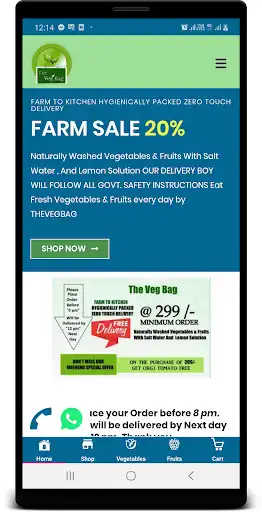 Play The Veg Bag as an online game The Veg Bag with UptoPlay