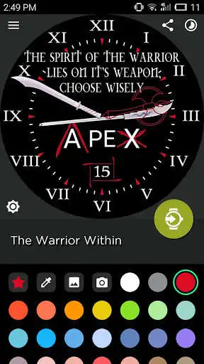 Play The Warrior Within for WatchMaker as an online game The Warrior Within for WatchMaker with UptoPlay