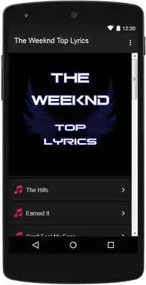 Play The Weeknd Top Lyrics