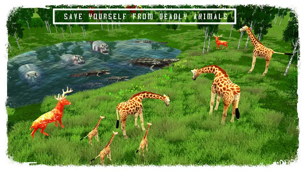 Play The  Wild Giraffe Simulator as an online game The  Wild Giraffe Simulator with UptoPlay