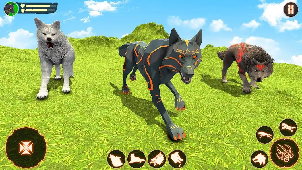 Play The Wolf Games 3D: Animal Sim as an online game The Wolf Games 3D: Animal Sim with UptoPlay