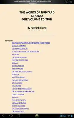 Play The Works of Rudyard Kipling