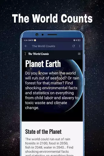 Play The World Counts : Real Statics  and enjoy The World Counts : Real Statics with UptoPlay