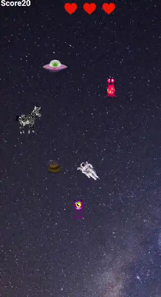 Play The Zebra in Space as an online game The Zebra in Space with UptoPlay