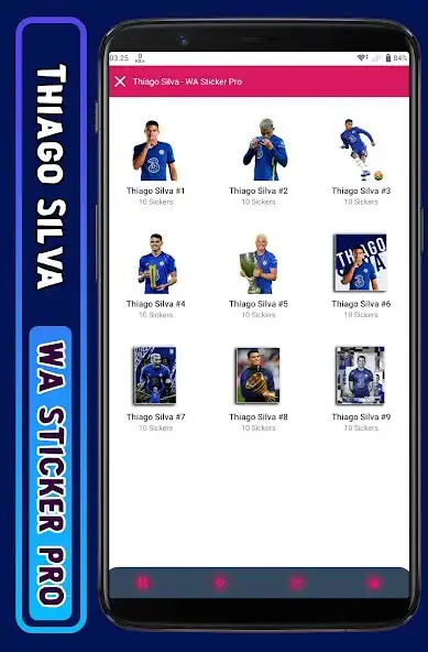 Play Thiago Silva - WA Sticker Pro  and enjoy Thiago Silva - WA Sticker Pro with UptoPlay