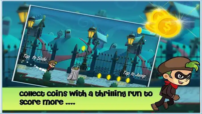 Play Thief Runner One Touch Escape