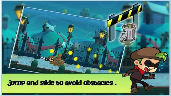 Play Thief Runner One Touch Escape
