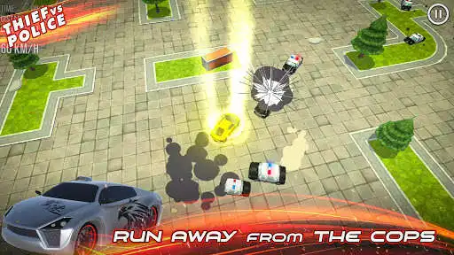 Play Thief vs Police: Mini Car Racing as an online game Thief vs Police: Mini Car Racing with UptoPlay