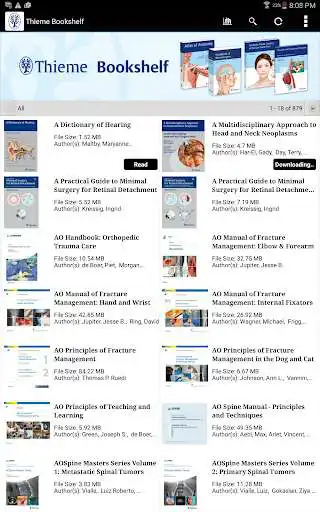 Play APK Thieme Bookshelf  and enjoy Thieme Bookshelf with UptoPlay com.impelsys.thieme.android.ebookstore