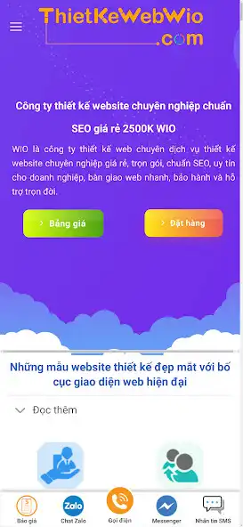 Play ThietKeWebWIO  and enjoy ThietKeWebWIO with UptoPlay