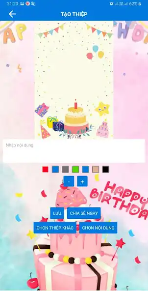 Play Thiệp Chúc Sinh Nhật as an online game Thiệp Chúc Sinh Nhật with UptoPlay