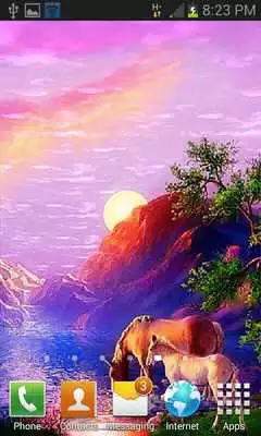 Play Thirsty Horses Live Wallpaper