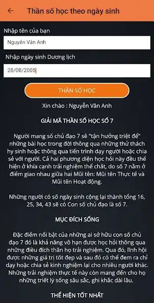 Play Thần số học - con số bí thuật as an online game Thần số học - con số bí thuật with UptoPlay