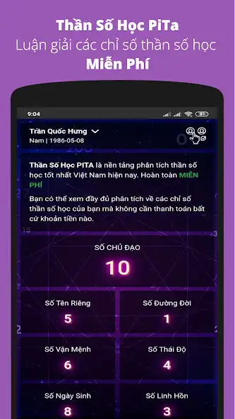 Play Thần Số Học PiTa  and enjoy Thần Số Học PiTa with UptoPlay