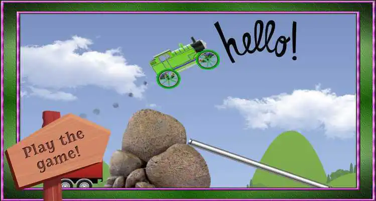 Play Thomas and Car Driving Train