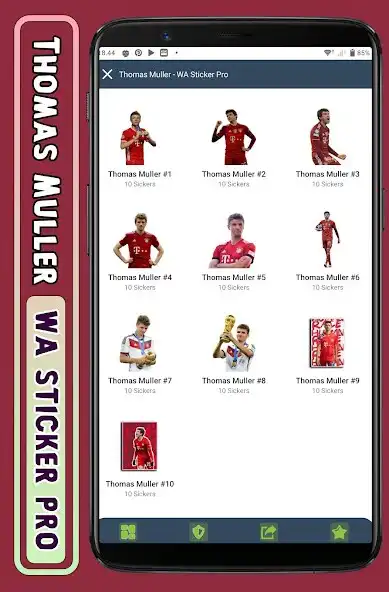 Play Thomas Muller - WA Sticker Pro  and enjoy Thomas Muller - WA Sticker Pro with UptoPlay