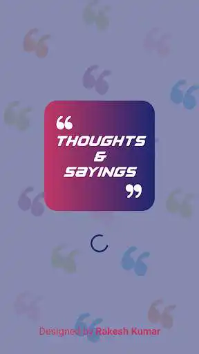 Play Thoughts and Sayings  and enjoy Thoughts and Sayings with UptoPlay