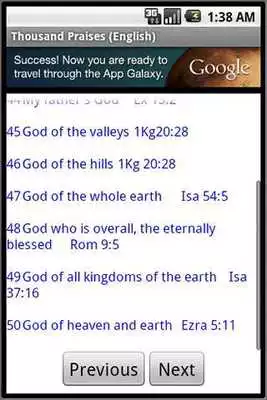 Play Thousand Praises (English)