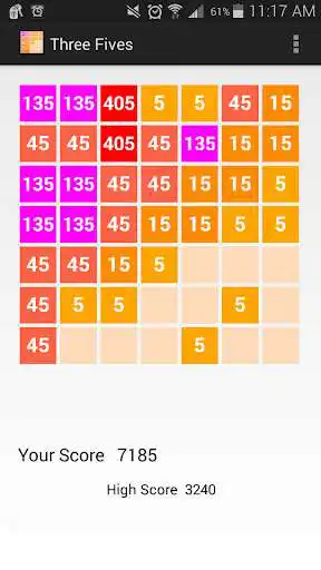 Play Three Fives as an online game Three Fives with UptoPlay