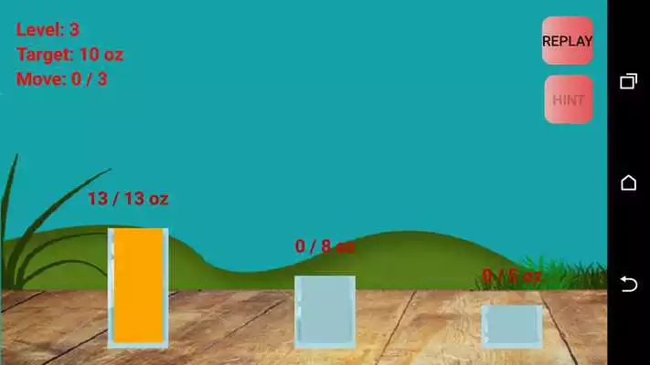 Play Three Glass Puzzle