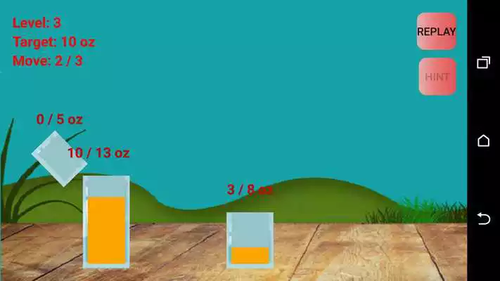 Play Three Glass Puzzle