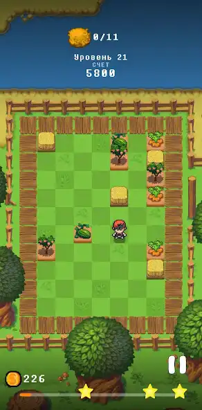 Play Three in a Row - Pixel Farm as an online game Three in a Row - Pixel Farm with UptoPlay