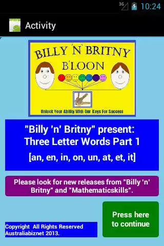 Play APK Three Letter Words Part 1 Free  and enjoy Three Letter Words Part 1 Free with UptoPlay b4a.threeletterwords1free