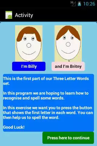 Play APK Three Letter Words Part 1 Free  and enjoy Three Letter Words Part 1 Free with UptoPlay b4a.threeletterwords1free