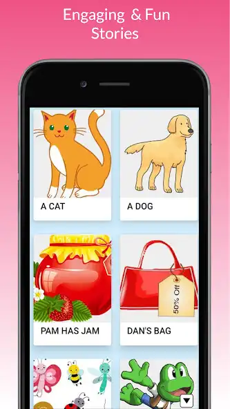 Play Three Letter Words Story Book as an online game Three Letter Words Story Book with UptoPlay