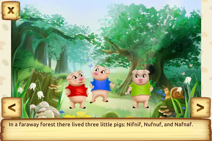 Play Three Little Pigs Adventure as an online game Three Little Pigs Adventure with UptoPlay
