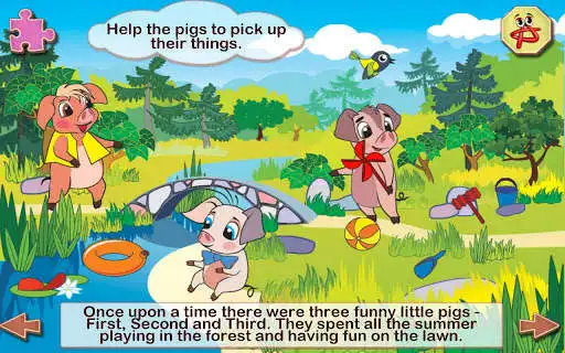 Play Three Little Pigs: Kids Book  and enjoy Three Little Pigs: Kids Book with UptoPlay