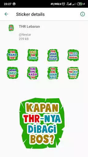 Play THR Lebaran - WAStickerApps as an online game THR Lebaran - WAStickerApps with UptoPlay