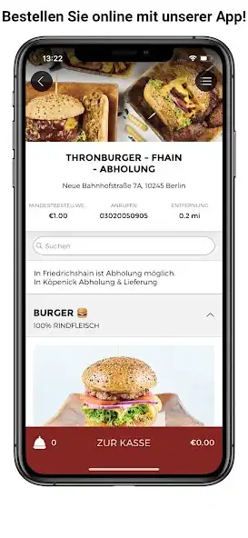 Play THRONBURGER as an online game THRONBURGER with UptoPlay