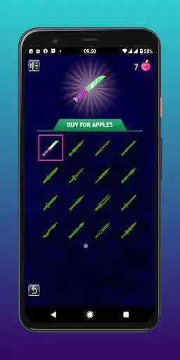 Play Throw A Knife - melempar pisau as an online game Throw A Knife - melempar pisau with UptoPlay