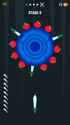 Play Throw Knives Shot as an online game Throw Knives Shot with UptoPlay