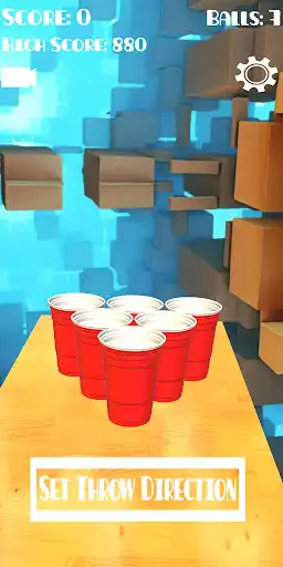 Play Throw Pong as an online game Throw Pong with UptoPlay