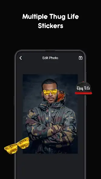 Play Thug Life: Photo  Meme Maker as an online game Thug Life: Photo  Meme Maker with UptoPlay