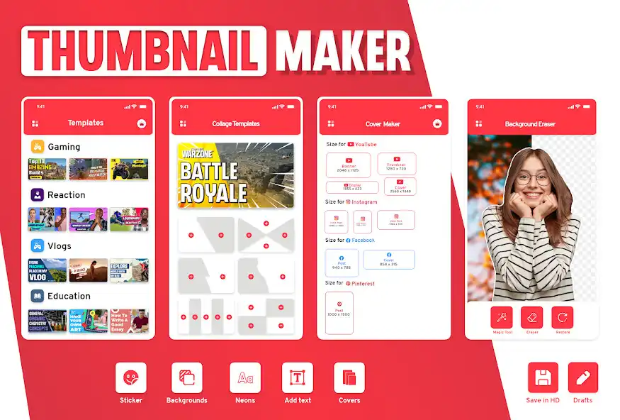 Play Thumbnail Maker - YT Banner  and enjoy Thumbnail Maker - YT Banner with UptoPlay
