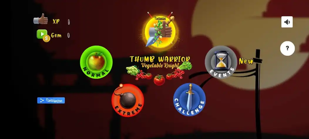 Play Thumb Warrior Vegetable Knight as an online game Thumb Warrior Vegetable Knight with UptoPlay