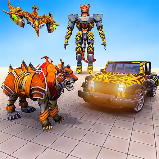 Play Thunder Lion Robot Transform APK