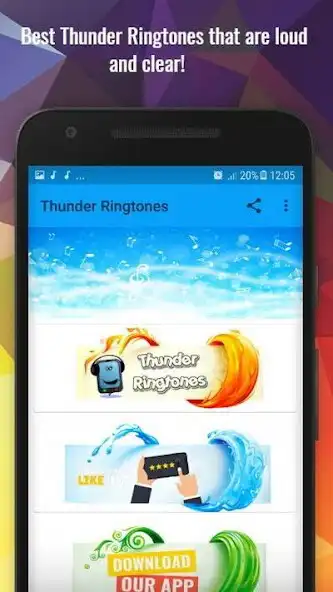 Play Thunder Ringtones  and enjoy Thunder Ringtones with UptoPlay