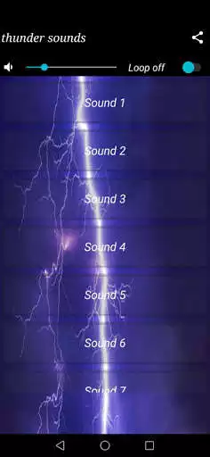 Play Thunder Sounds  and enjoy Thunder Sounds with UptoPlay