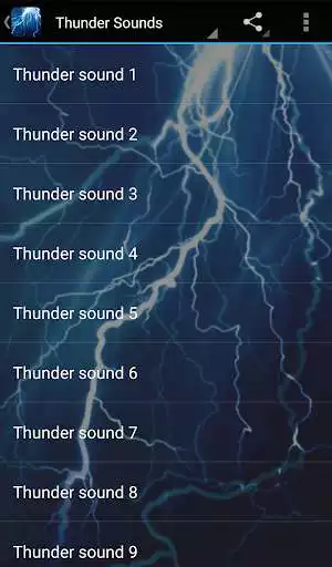 Play Thunder Sounds as an online game Thunder Sounds with UptoPlay