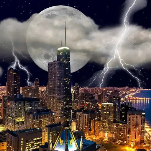 Play Thunderstorm Chicago - LWP APK
