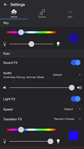 Play Thunderstorm for Nanoleaf as an online game Thunderstorm for Nanoleaf with UptoPlay